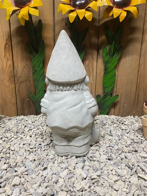 Garden Gnome Concrete Statue