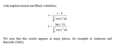 Of What Use Is This Implied Volatility Formula