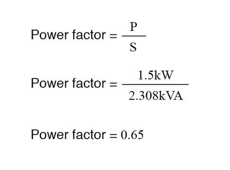 Power Factor Calculation