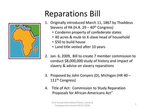ppt reparations bill powerpoint presentation free download id 2024710