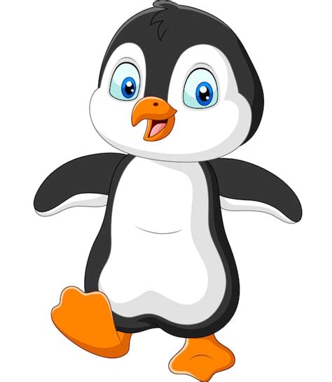 Cute Penguin Cartoon Vector Premium Download