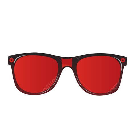Red Sunglasses Clipart Transparent Background Red Gradient Sunglasses