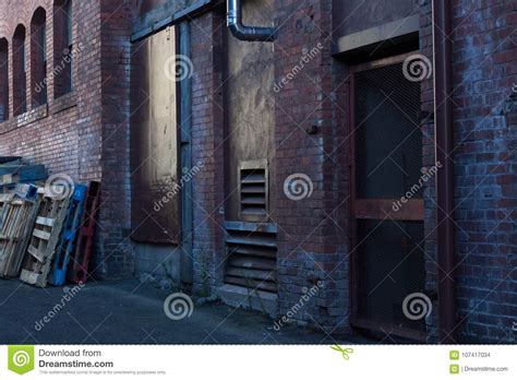 Soft Muted Colors In A Brick Alleyway Stock Photo Image Of Brick