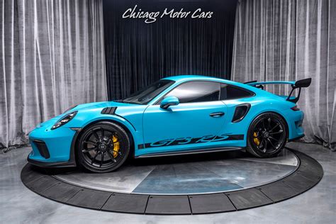 Used 2019 Porsche 911 Gt3 Rs Coupe Miami Blue Only 2800 Miles