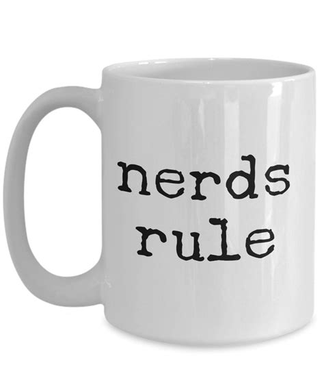 nerds rule mug 11oz 15oz nerd herd coffee mug coffe mug nerd etsy