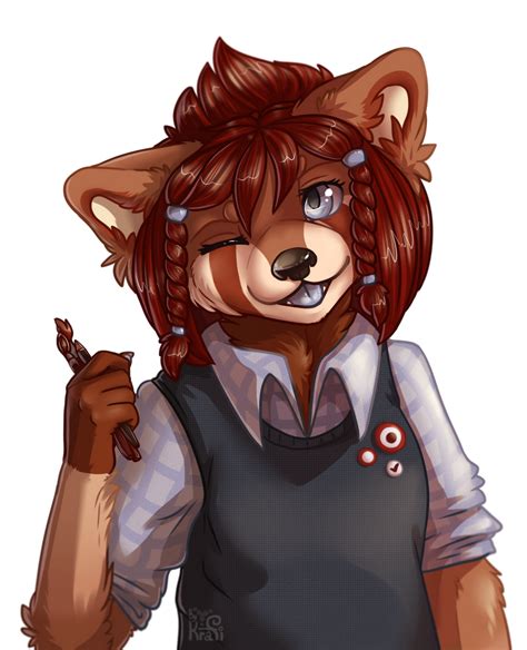 Furry Red Panda By Kraficat On Deviantart