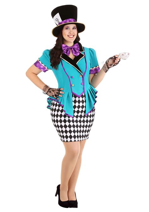 plus size women s marvelously mad hatter costume storybook costumes