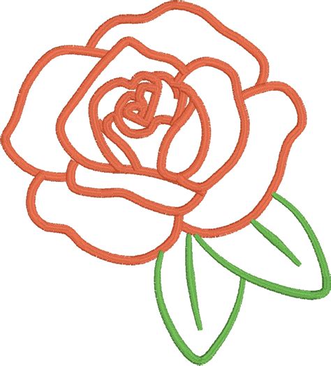 Rose Embroidery Design Designs By Babymoon