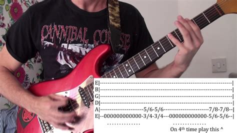 How To Play Good And Easy Metal Riffs Downpicking And Powerchords