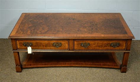 Lot 70 A 20th Century Burr Yew Wood Coffee Table
