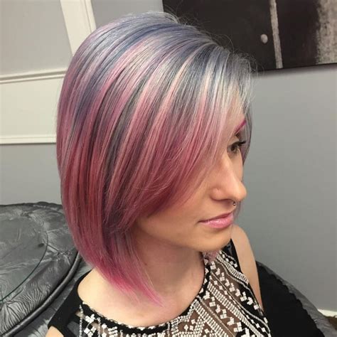 Pin By Bonnie Prunkel On Hair Hair Color Pictures Pink Grey Hair Hair Color Pink