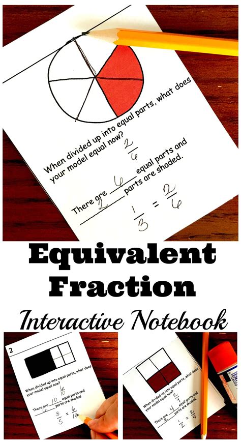 How To Teach Equivalent Fractions With An Interactive Notebook