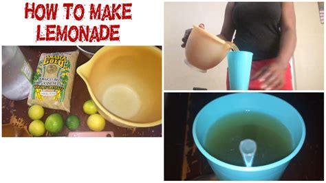 simple steps to make homemade lemonade youtube