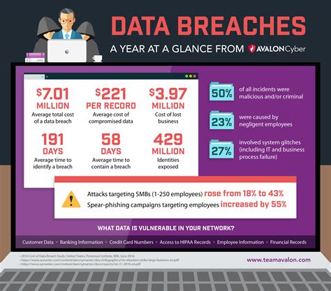 Infographic Data Breaches A Year At A Glance