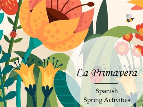 La Primavera Spanish Spring Worksheets Teaching Resources