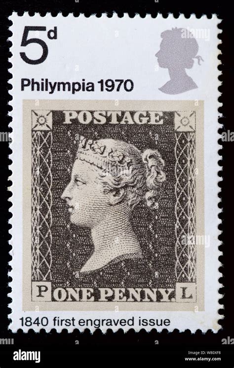 Great Britain Postage Stamp Philympia 70 Stamp Exhibition Stock