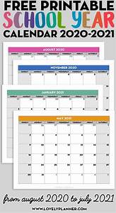 2020 july calender free printable 2020 2021 monthly school calendar template lovely planner