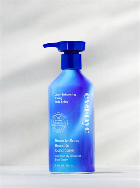 Brass To Sass Brunette Shampoo Blue Shampoo Eva Nyc