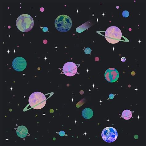 Outer Space Art Prints By Vitag Redbubble Planets Wallpaper