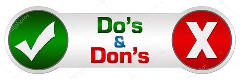 Dos And Donts Stock Photos Royalty Free Dos And Donts Images