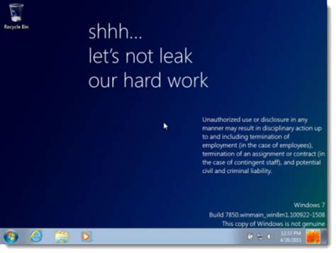 Windows 8 Milestone 1 Build 7850 First Look