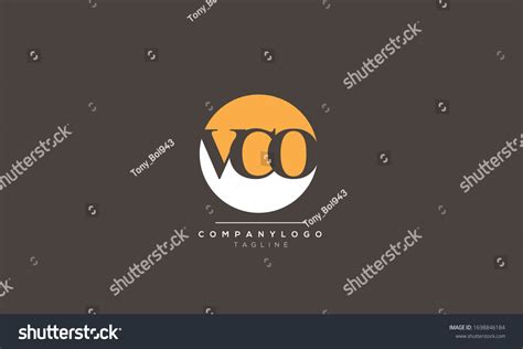 Vco Alphabet Abstract Initial Letter Logo Stock Vector Royalty Free