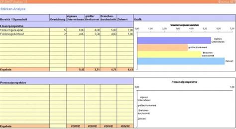 Die aufgaben (strategisch) des untersuchungsbereichs hinterfragt und. Excel-Tool: RS-SWOT-Analyse