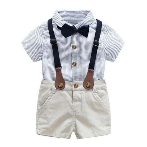 Summer Style Baby Boy Clothing Set Newborn Infant Clothing 2pcs Short