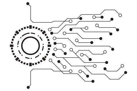 Circuit Vector Illustration Gráfico Por Redgraphic · Creative Fabrica