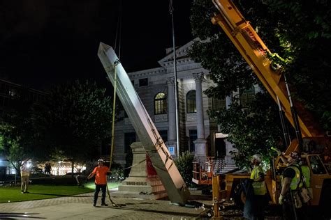 Confederate Monuments Continue To Come Down In Racial Justice Protests