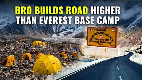 Bro Builds Road At Record Height Of 19300 Ft In Ladakh Highest