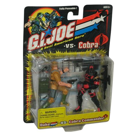 Gi Joe Vs Cobra Duke Vs Cobra Commander Black Outfit Action Figure