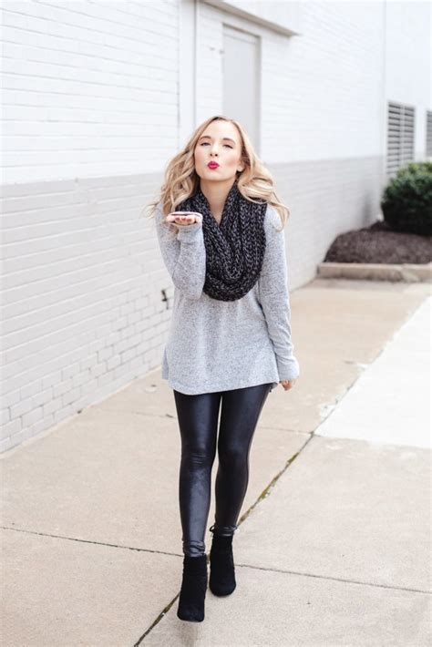 Faux Leather Leggings Outfit Ideas Tips For All Ages