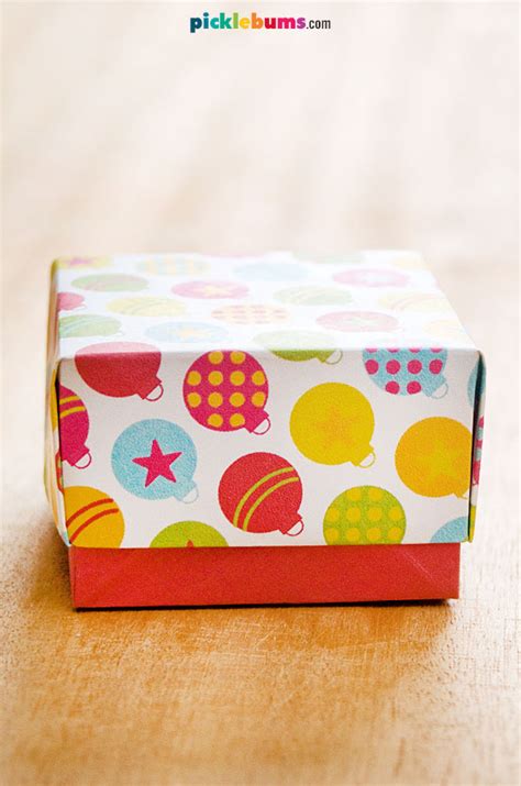 Print And Fold Christmas Gift Boxes Free Printable Picklebums