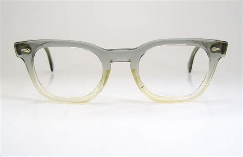 Vintage 50s Translucent Grey Fades Horn Rim Eyeglasses Eyewear Etsy Eyewear Frames Eyewear
