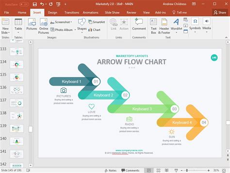 Cara Membuat Flowchart Di Powerpoint Dengan Template Envato Tuts