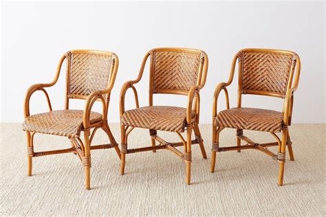 Shop for rattan bistro chairs online at target. Woven French Bistro Style Rattan Dining Chairs at 1stdibs