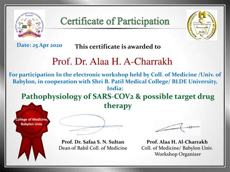 Pdf A Certificate Of ‬participation In An International Webinar