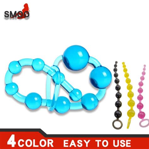 Buy Anal Beads Sex Toys For Women Men Gay Plug Play Pull Ring Ball Anal