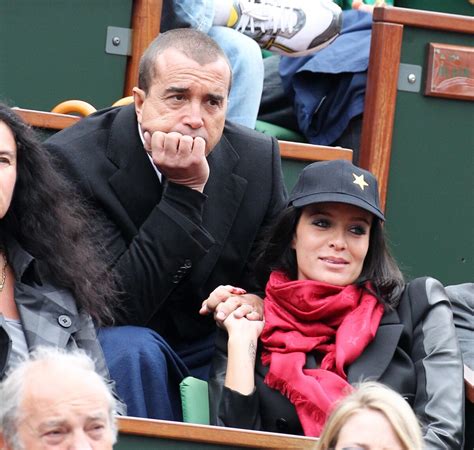 Photo Arnaud Lagardère et Jade Foret à Roland Garros le juin Purepeople