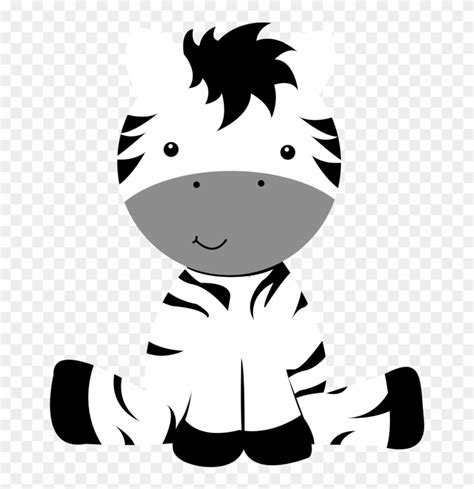 Safari Baby Shower Zebra Clip Art