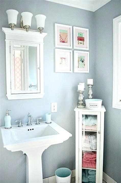 Maybe the bathroom you're renovating is short on square footage as it is: Bathroom Sink Decorating Ideas Powder Room Ideas With ...