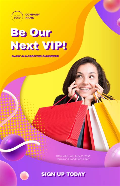 New Customer Acquisition Poster Template - Edit Online & Download