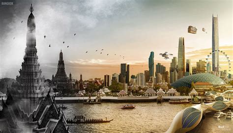 How City Skylines Around The World Might Look In The Future Based Upon Past And Present Data