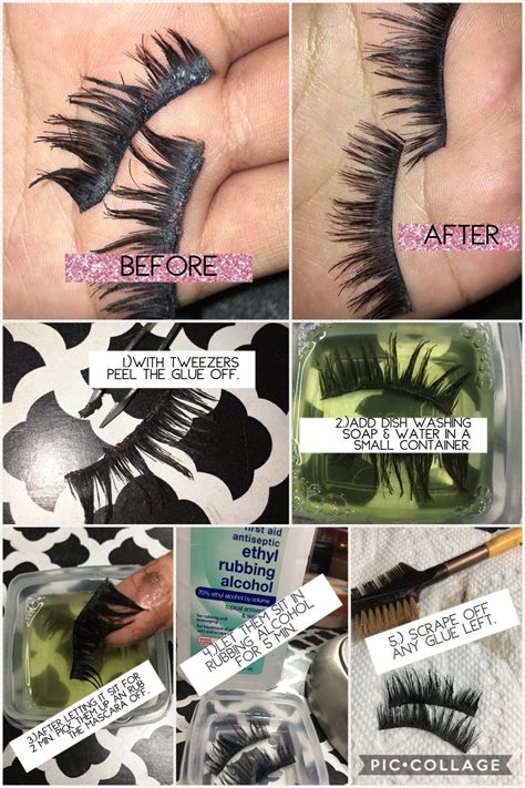 How To Clean False Lashes How To Clean Eyelashes Lashes Fake