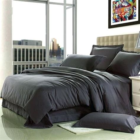 Size king comforter sets : Dark Grey Comforter 400 GSM Bliss Sateen | Bedding sets ...