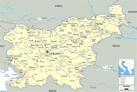 Mappa Slovenia Cartina Geografica E Risorse Utili Via Vrogue Co