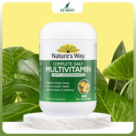 Vitamin Tổng Hợp Tảo Biển Natures Way Complete Daily Multivitamin Tổng