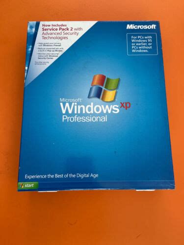 Microsoft Windows Xp Professional Full Retail Package Includes Service