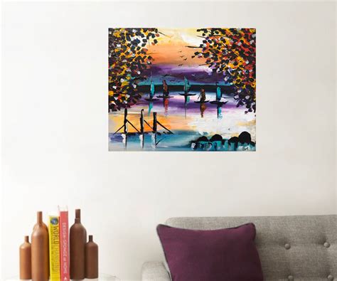 Buy Paintingssailboat Evening Abstract Buy Paintings Rizna Munsif